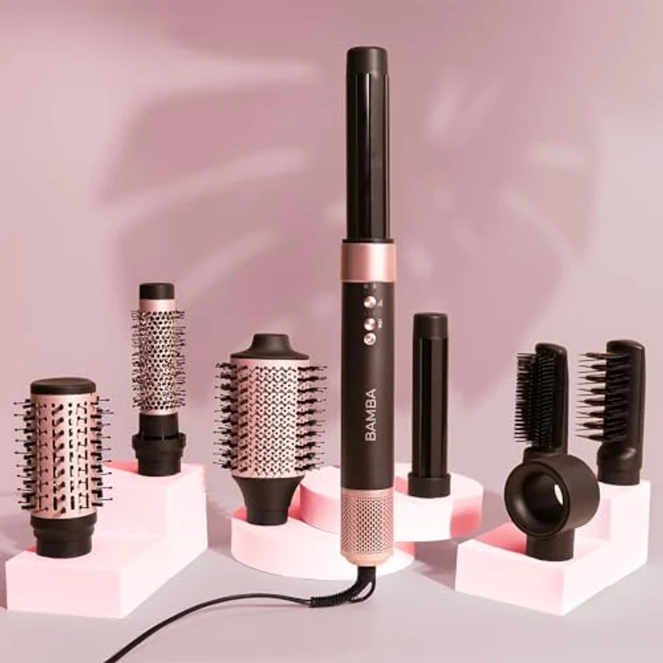 Cecotec CeramicCare AirGlam Black, Multifunktions-Haartrockner und Styler mit 1400W, Coanda-Technologie, 3 Geschwindigkeiten, 3 Temperaturen, 110.000 U/min und 8 Keramikkopfaufsätzen – Bild 2