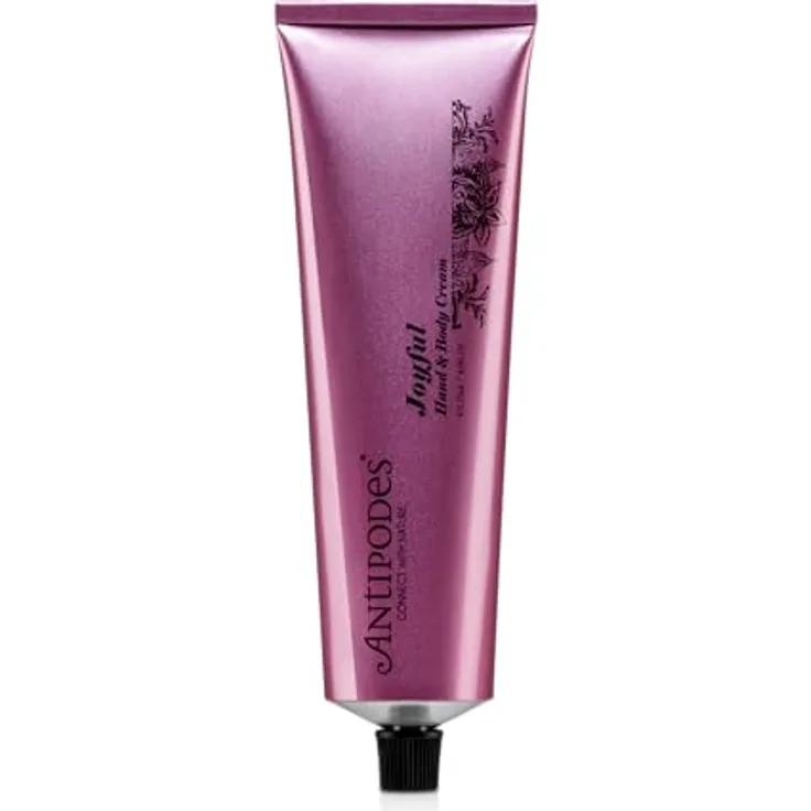 Antipodes Joyful Hand & Body Cream, luxuriöse Körperlotion mit Avocadoöl und Sommerbeeren, 120 ml