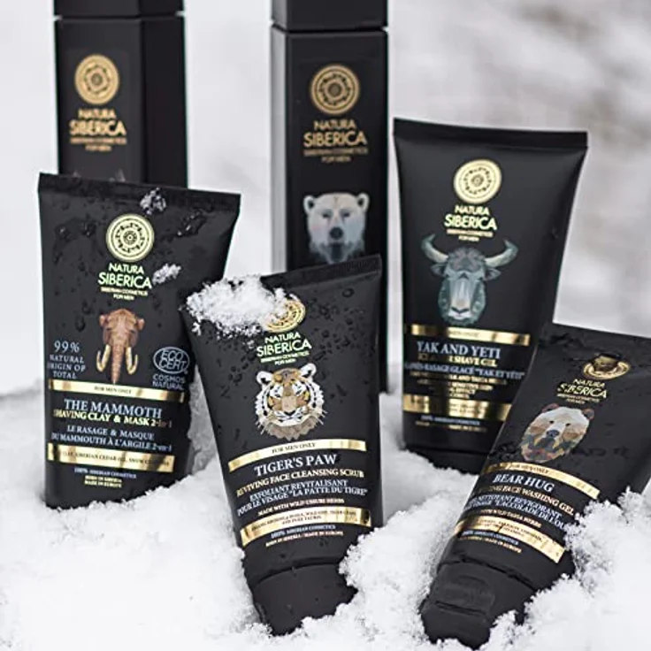 Natura Siberica Tiger's Paw Reviving Gesichtsreinigungspeeling für Männer, 150 ml - Revitalisierende Reinigung mit Tiger's Paw Extrakt – Bild 4