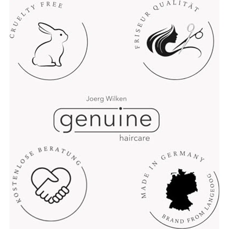 genuine haircare Arganöl für trockenes und strapaziertes Haar, Pflegeöl für Längen & Spitzen, vegan & PEG-frei, verleiht Glanz und schützt vor Frizz – Bild 5