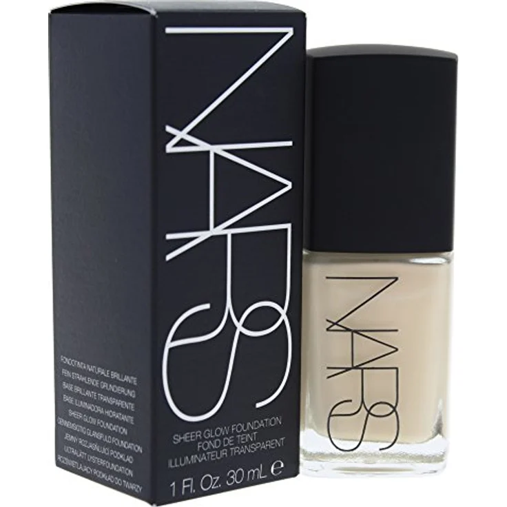 NARS Sheer Glow Foundation - Siberia (Light 1 - Light w/ Neutral Balance of Pink & Yellow Undertones) 30ml – Bild 1