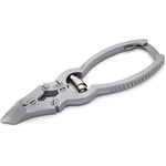 REMOS Profi Nagelzange/Kopfschneider, Edelstahl 16 cm, ergonomisch mit zwei Spitzen für präzisen Schnitt
