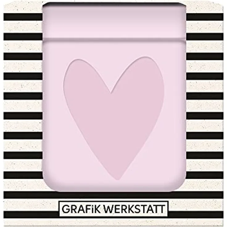 Grafik Werkstatt Hand-Seife 55g vergan | Baumwoll-Duft | Herz
