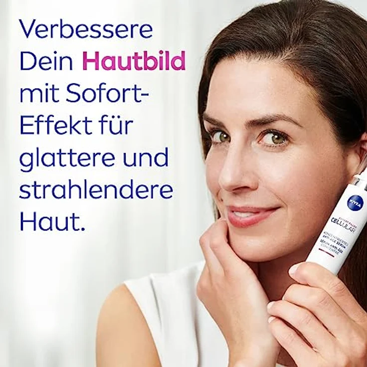 NIVEA Cellular Expert Filler Konzentriertes Anti-Age Serum, Hyaluron- und Folsäure, für jünger aussehende Haut (40 ml) – Bild 4