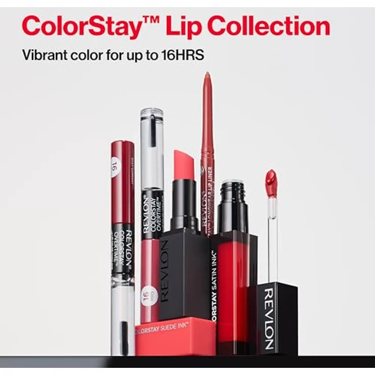 Revlon Cosmetics ColorStay™ Satin Ink, langhaltender flüssiger Lippenstift, Farbton N°012 Seal the Deal, 5 ml, vegan, satin-mattes Finish – Bild 9