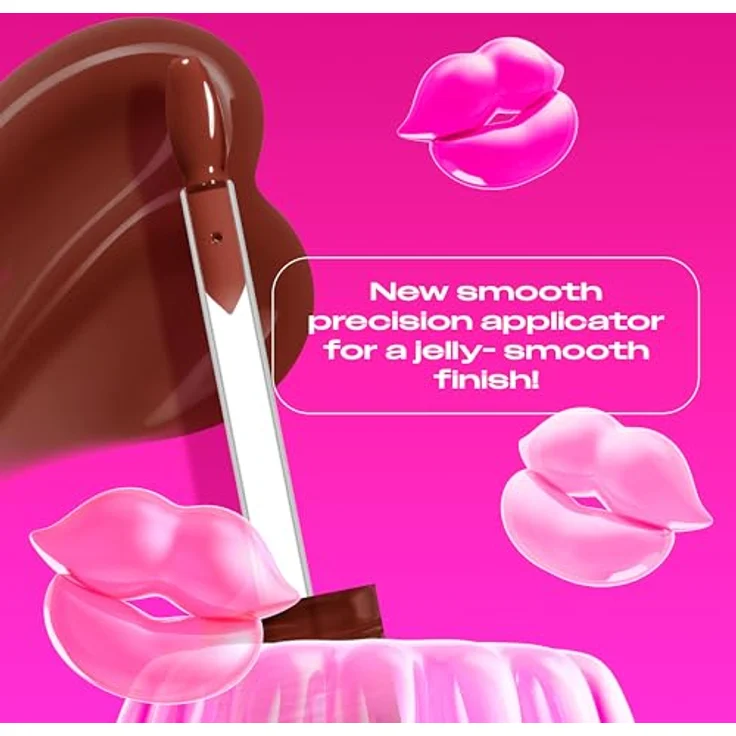 NYX Professional Makeup Jelly Job Peptide Infused Jelly Gloss, schimmernder Jellybean-Lippenstift für voluminöse, hochglänzende Lippen – Bild 4