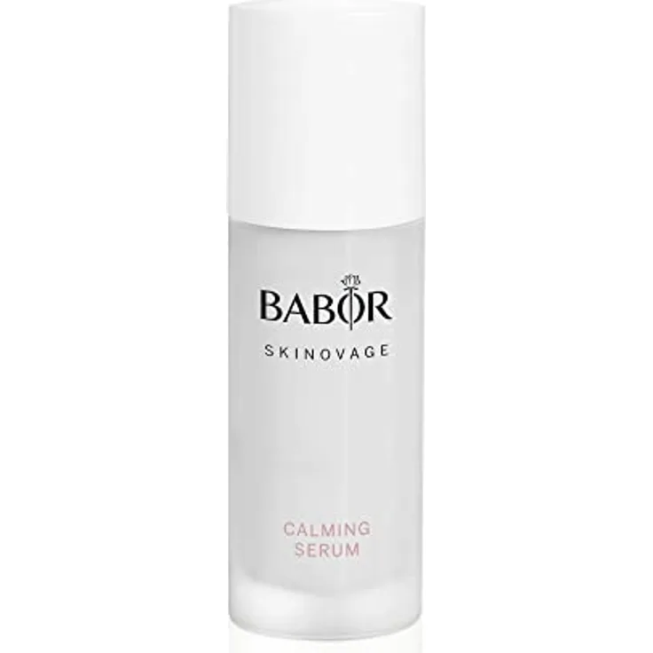 BABOR SKINOVAGE Calming Serum für empfindliche Haut, Beruhigendes Serum mit Mandelöl und Vitamin E, Ohne Farb- oder Duftstoffe, Vegane Formel, 30 ml