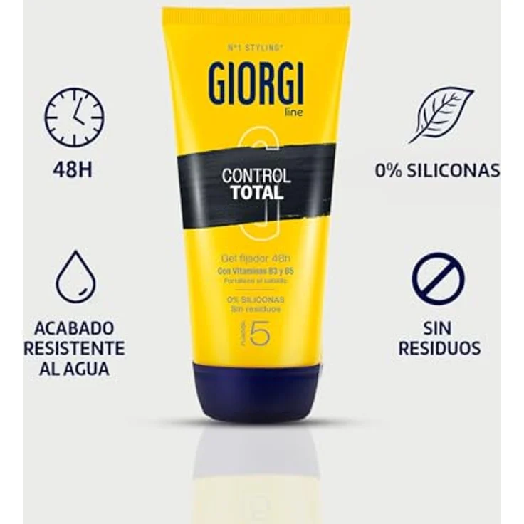 Giorgi Line Ultrastarker Haargummi, 48 Stunden Halt, 0% Silikone, wasserfeste Oberfläche, 5-170 ml – Bild 4