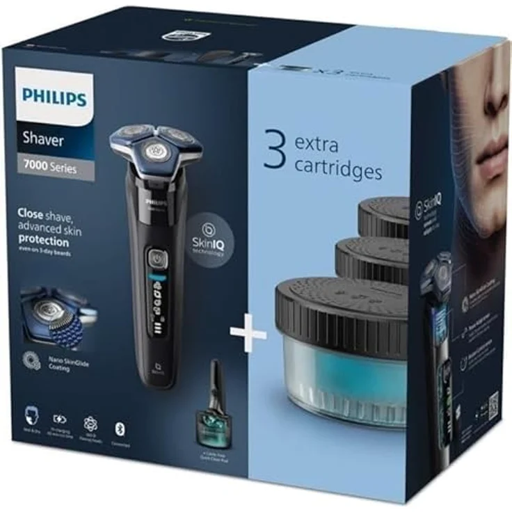 Philips S7000 Rasierer, Elektrorasierer mit SkinIQ Technologie, One Size – Bild 9