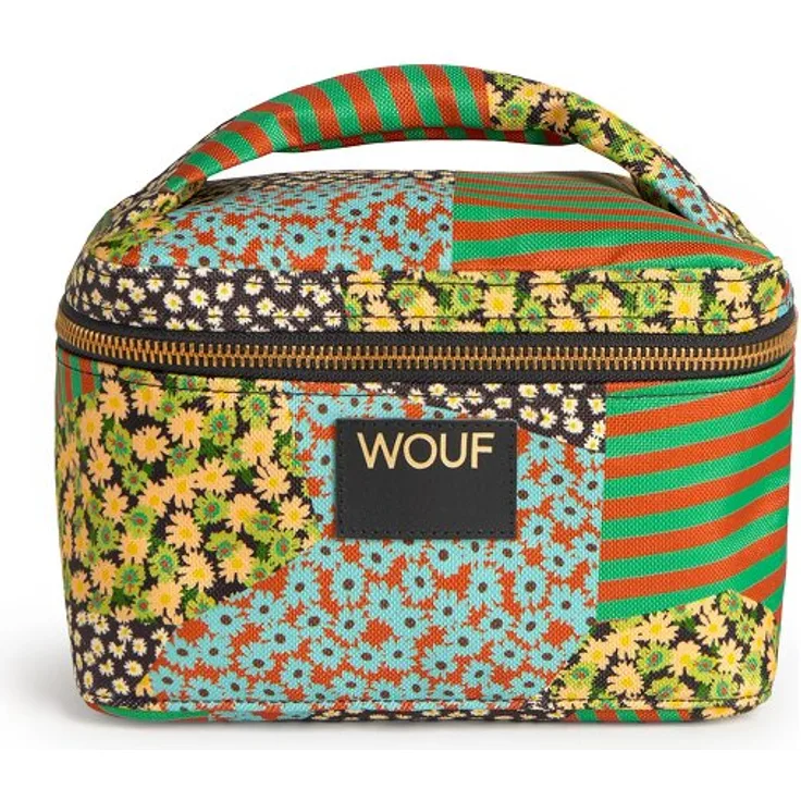 Wouf Daily Kulturbeutel, 20 cm x 12 cm x 15 cm, grün, 100% Polyester