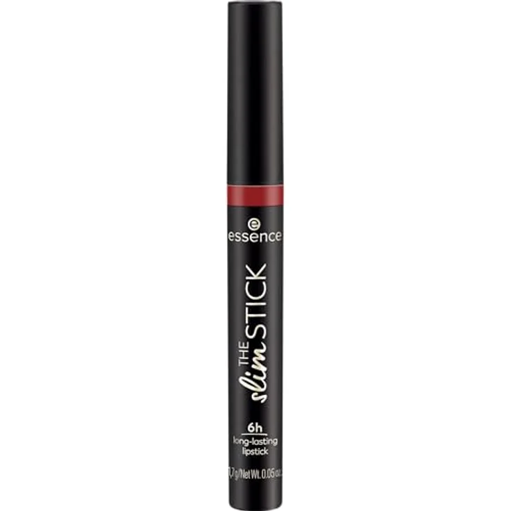 essence cosmetics THE slim STICK Lippenstift Nr. 109 Rot langanhaltend pflegend Expressergebnis farbintensiv matt vegan 1er Pack (1.7g) – Bild 2