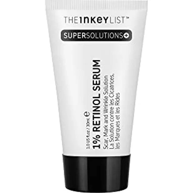 The INKEY List Retinol 1% Serum Supersolutions 30ml, Narben-, Flecken- und Faltenlösung, mit 1% Retinol, Aprikosenkernöl und Squalan