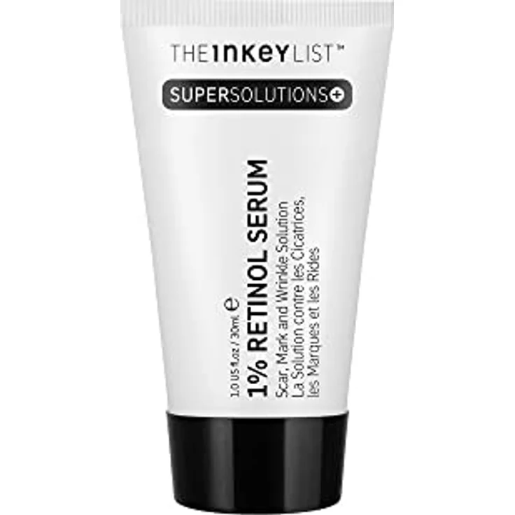 The INKEY List Retinol 1% Serum Supersolutions 30ml, Narben-, Flecken- und Faltenlösung, mit 1% Retinol, Aprikosenkernöl und Squalan – Bild 1