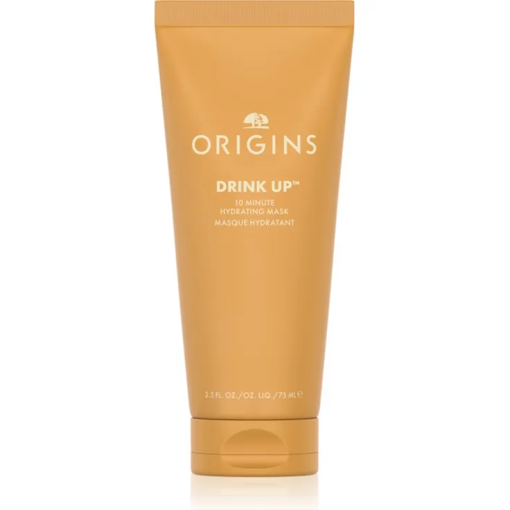Origins Drink Upâ„¢ 10 Minute Hydrating Mask, feuchtigkeitsspendende Gesichtsmaske mit Aprikose & Gletscherwasser, 75 ml