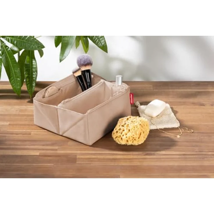 REISENTHEL® Kosmetiktasche fold case twist, wasserabweisend, 23 x 11 x 11 cm, Kaffee, 1,5l Volumen – Bild 5