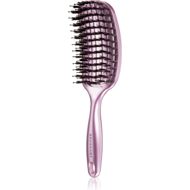 BrushArt Hair Vent, Haarbürste mit Wildschwein- und Nylonborsten, ergonomische Form für sanftes Styling, Medium, 1 St.