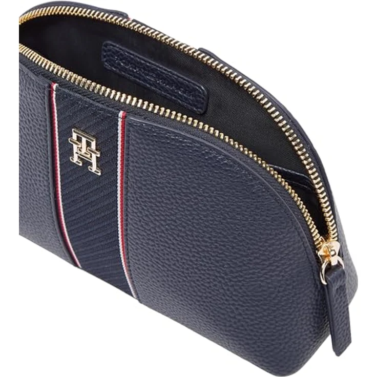 Tommy Hilfiger Kulturbeutel TH LEGACY WASHBAG, Damen Kosmetiktasche, Mini Bag in Space Blue – Bild 4