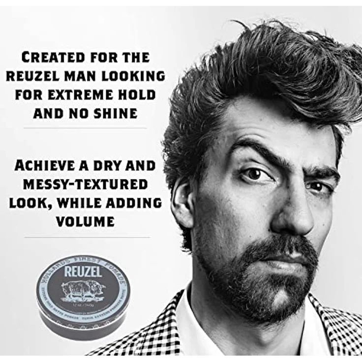 Reuzel Extreme Hold Matte Pomade Grey 340 g – Bild 2