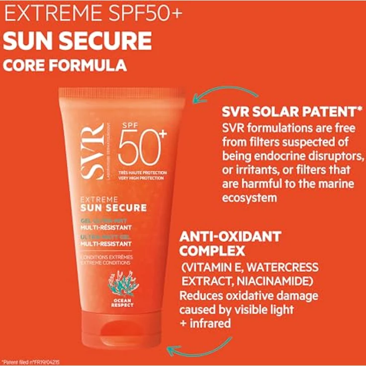 SVR Sun Secure Extreme Ultra Mattes Multi-Beständiges Gel SPF50+ 50 ml  – Bild 4