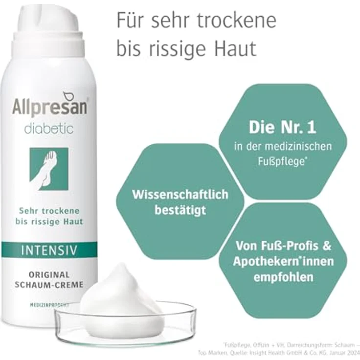 Allpresan Diabetic Intensivpflege 125 ml – Bild 2