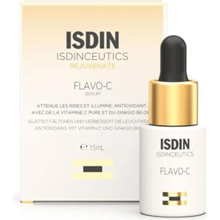 ISDIN Isdinceutics Rejuvenate Flavo-C Serum 15 ml, Antioxidationsserum mit Vitamin C