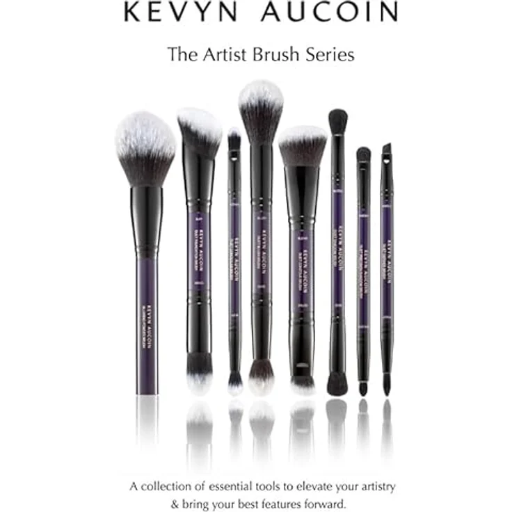 KEVYN AUCOIN Angeled Fan Mascara Brush, gewinkelte Fächerbürste für voluminöse Wimpern ohne Klümpchen – Bild 6
