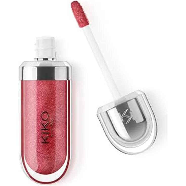 KIKO Milano 3D Hydra Lipgloss, Hydratisierendes Lipgloss mit hohem Glanz, Farbton 16 Iridescent Ruby, 6.5 ml