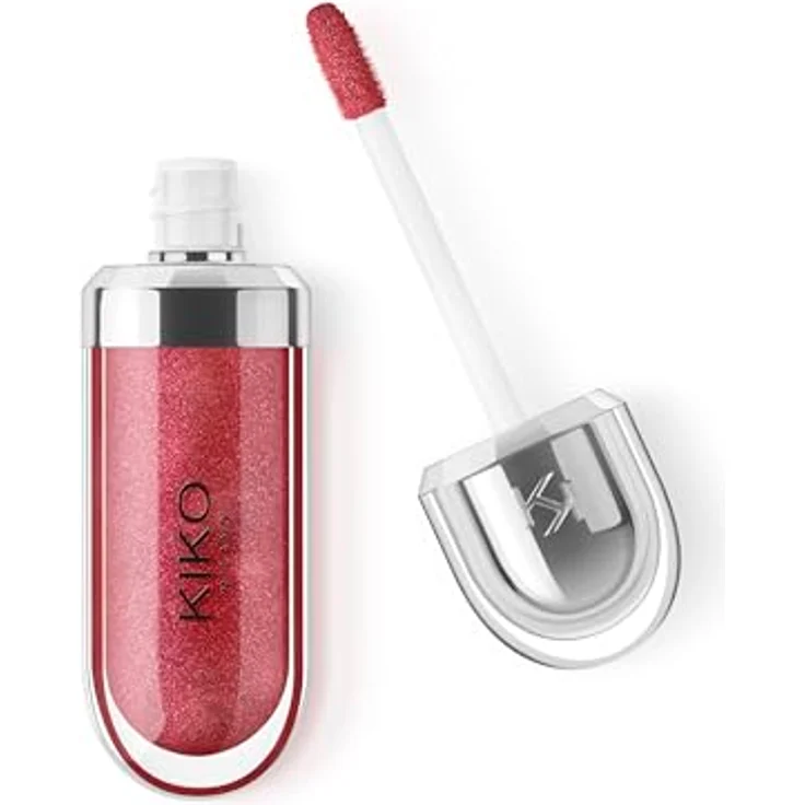 KIKO Milano 3D Hydra Lipgloss, Hydratisierendes Lipgloss mit hohem Glanz, Farbton 16 Iridescent Ruby, 6.5 ml – Bild 1