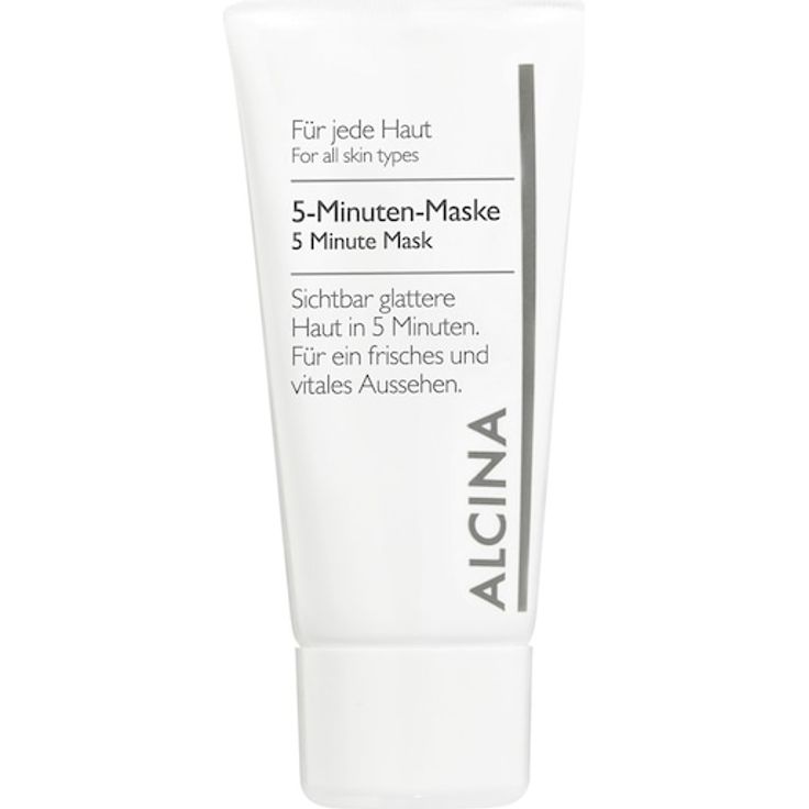 ALCINA 5-Minuten-Maske, Anti-Aging Gesichtsmaske mit Rotweinextrakt, 50 ml