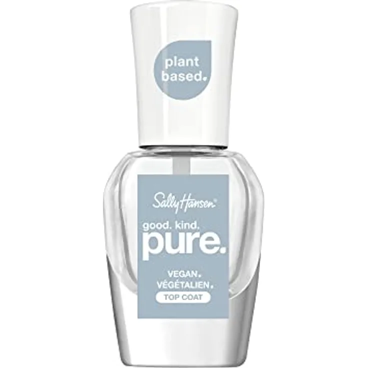 Sally Hansen Good.Kind.Pure. Nagellack, Top Coat, 10 ml - Natürliche Unterstützung für Ihre Ernährung, Energiebooster im Alltag, Verantwortungsvolle Inhaltsstoffe