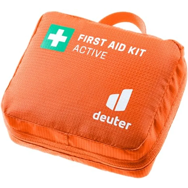 Deuter Erste Hilfe Set, First Aid Kit Active, kompaktes Reise-Set in Orange für Outdoor-Aktivitäten, 200g