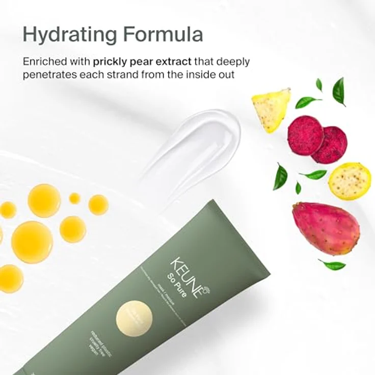 Keune SoPure Restore Mask, 300ml, intensive Feuchtigkeitspflege mit Kaktusfeigen-Extrakt – Bild 4