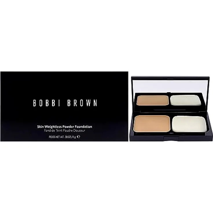 Bobbi Brown Skin Weightless Powder Foundation, Puder-Make-up für Damen, Farbton Natural N-052, 11 g, vereint Hautton und deckt Hautmakel ab