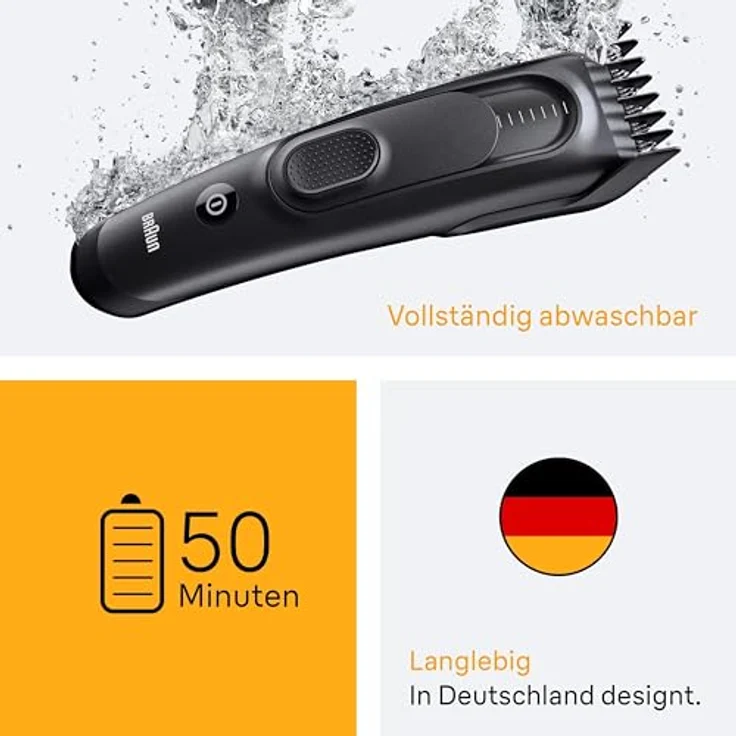 Braun HC5530 Haarschneidemaschine Schwarz 17 Nickel-Metallhydrid (NiMH) – Bild 7