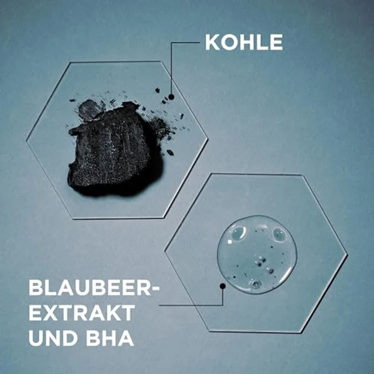 Garnier Hautklar 3 in 1 Gesichtsreinigung für unreine Haut, Anti-Mitesser Reinigung, Peeling und Maske, Mit Kohle, Blaubeerextrakt und Salizylsäure, Ohne Parabene - 3 x 150 ml – Bild 4