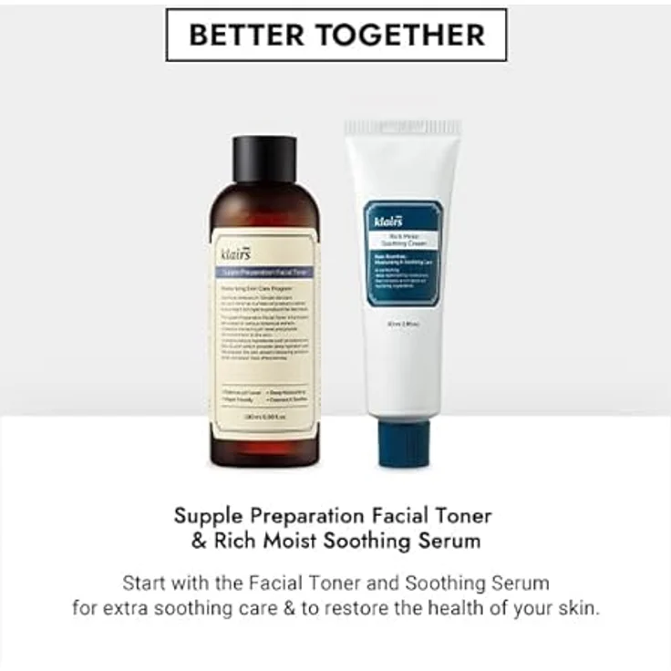Dear Klairs Supple Preparation Facial Toner Gesichtswasser 180 ml mit reinigender Wirkung – Bild 3