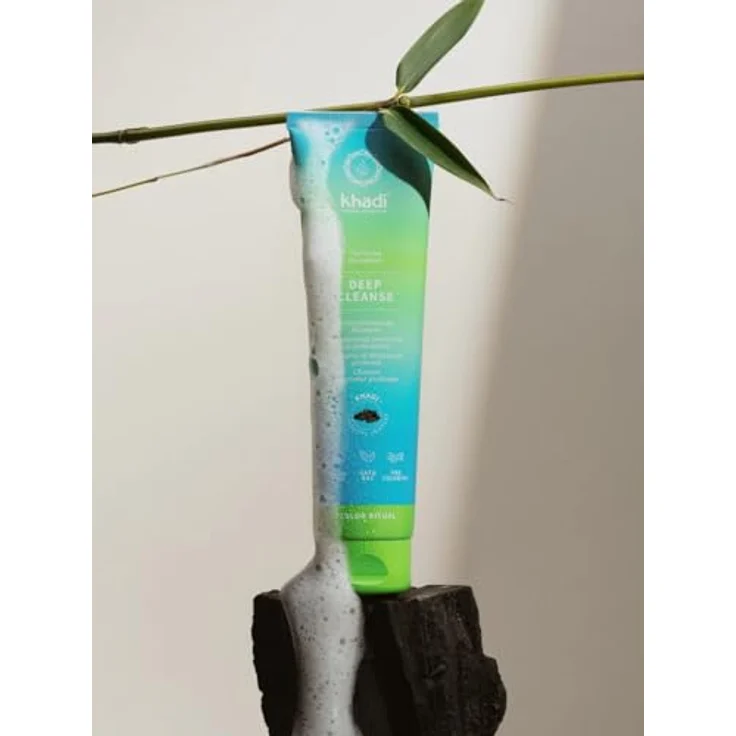 Khadi DEEP CLEANSE Ayurvedisches Clarifying Shampoo I 150ml I Intensiv klärende Tiefenreinigung von Haar & Kopfhaut I 100% natürlich, silikon- & sulfat-frei I Zertifizierte Naturkosmetik – Bild 3