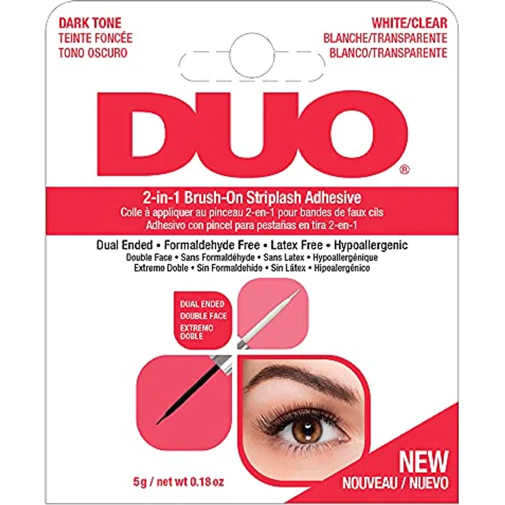 Ardell Duo 2-in-1 Brush-On Striplash Adhesive Kleber für falsche Wimpern mit Pinsel 5 g – Bild 2