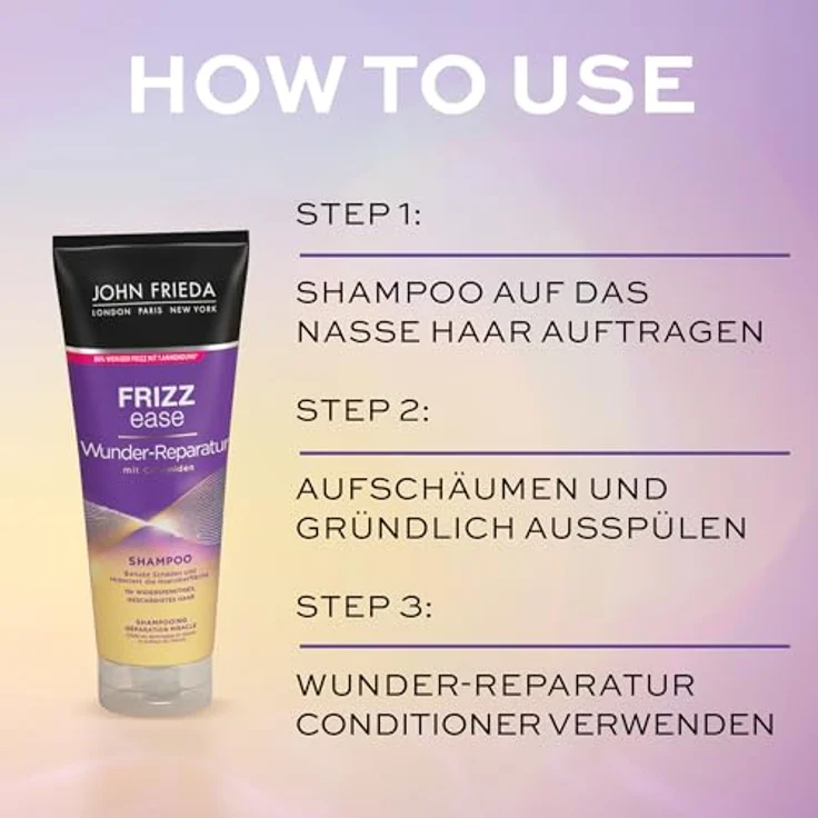 John Frieda Frizz Ease Wunder Reparatur Shampoo 250 ml – Bild 6
