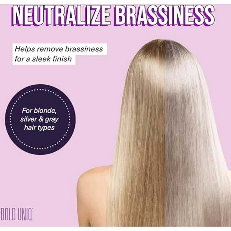 Bold Uniq Silber Haarmaske Für Silbernes & Blondiertes Haar 200 ml - Preisvergleich – Bild 4