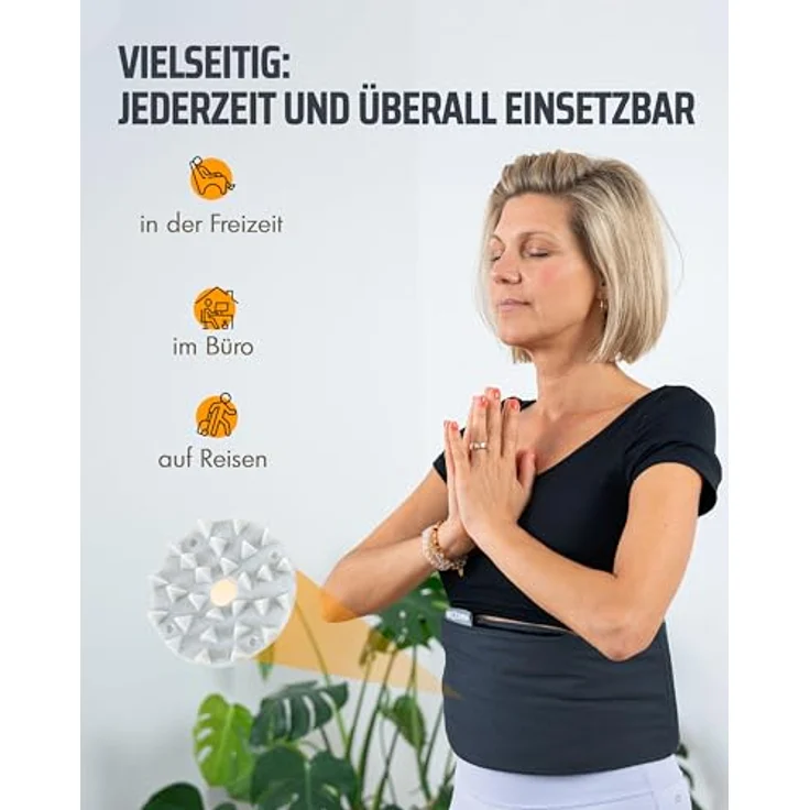 NEOLYMP Akupressurgürtel, Vielseitige Stimulation mit verstellbarem Klettverschluss zur Linderung von Verspannungen und Förderung der Durchblutung – Bild 5