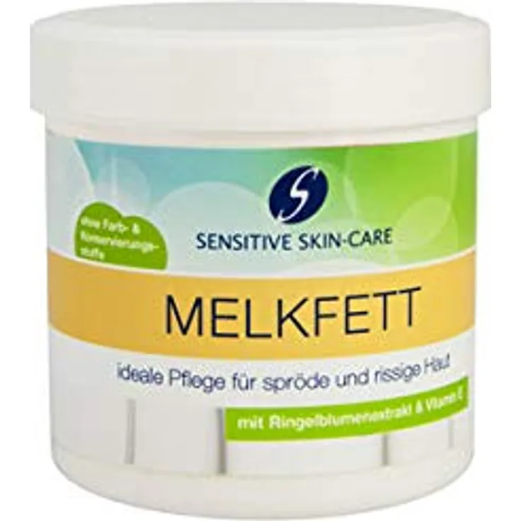Axisis Melkfett mit Ringelblumenextrakt und Vitamin E, 250 ml, Pflege für spröde und rissige Haut