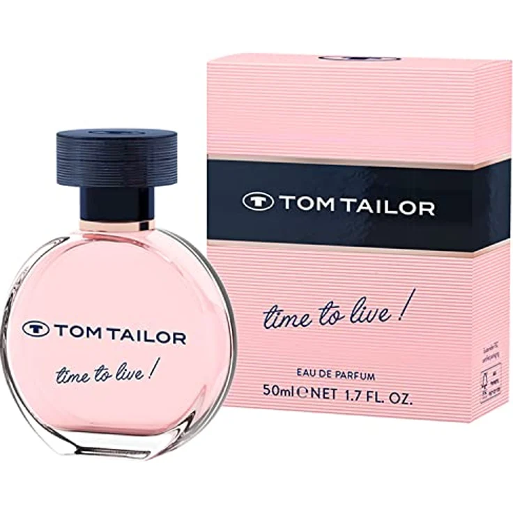Tom Tailor Damen-Parfum time to live! 50 ml I fruchtig feminines Eau de Parfum mit Noten von Mandarine, Zitrone & lieblich-grünen Maiglöckchen I Women Perfume für jedes Alter I Casual und einzigartig – Bild 1