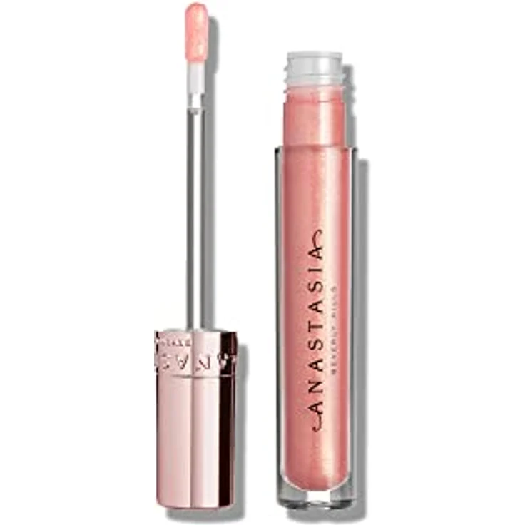 Anastasia Beverly Hills Lip Gloss, Lipgloss Farbton Peachy, 4,5 ml, feuchtigkeitsspendend und volumenvergrößend – Bild 1