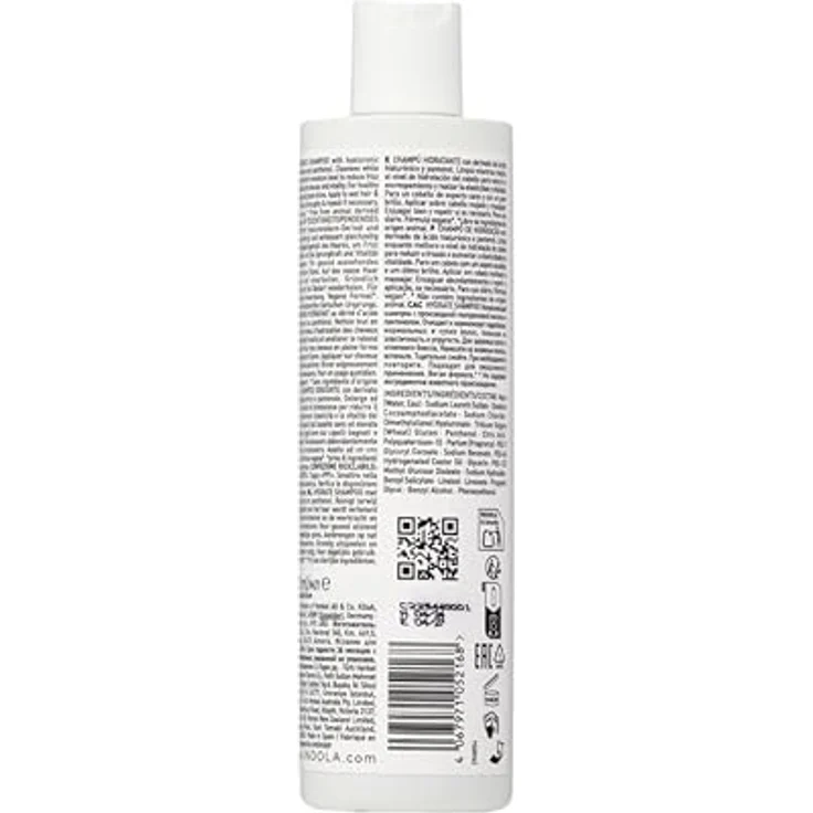 Indola Feuchtigkeitsspendendes Shampoo, 300 ml, vegane Formel für trockenes und sprödes Haar, Frizz-Reduzierung, erhöhte Elastizität – Bild 3