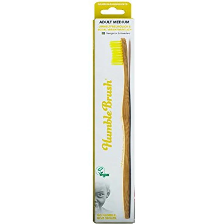 The Humble Co. Pflege Zahnpflege Humble Brush Zahnbürste Gelb  – Bild 2
