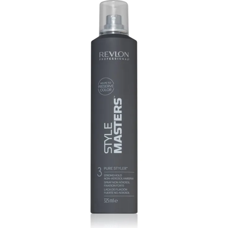 Revlon Professional Style Masters Pure Styler, Haarspray mit extra starkem Halt ohne Aerosol, 325 ml