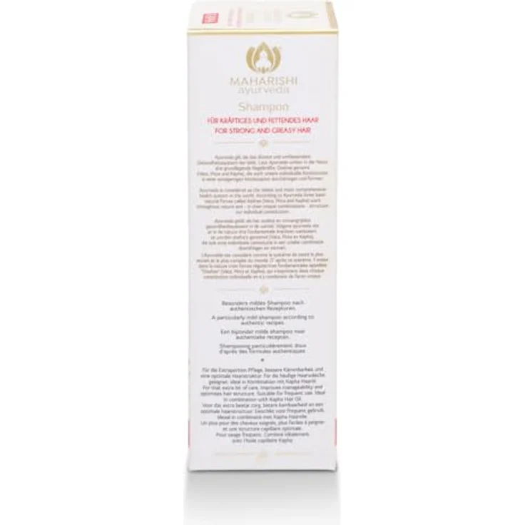 Maharishi Ayurveda Kapha Shampoo, 1er Pack (1 x 200 ml), mit 100 % naturreinen ätherischen Ölen von Geranium und Palmarosa, für seidig weiches und glänzendes Haar – Bild 2