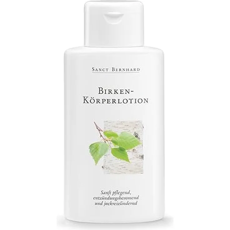 Sanct Bernhard Birken-Körperlotion, feuchtigkeitsspendend, entzündungshemmend & juckreizlindernd, 250ml