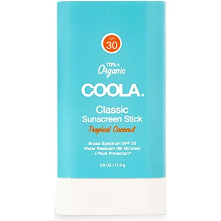 COOLA Classic Sunscreen Stick SPF30 Coconut 17g, Sonnencreme in Stickform mit tropischem Kokosduft – Bild 3